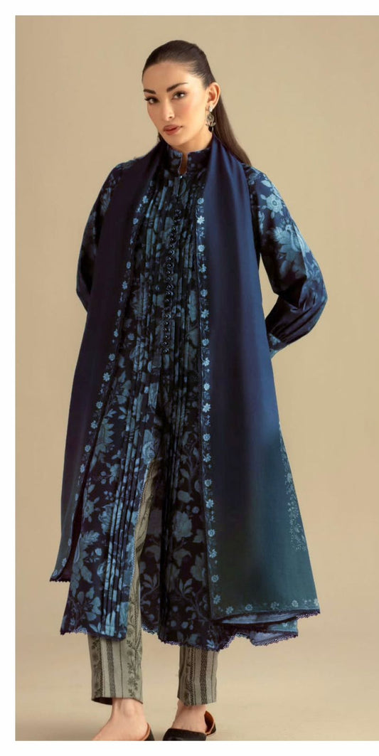 Wearza Wz-93 Premium Chikankari Lawn With Chiffon Emb Duppata 26