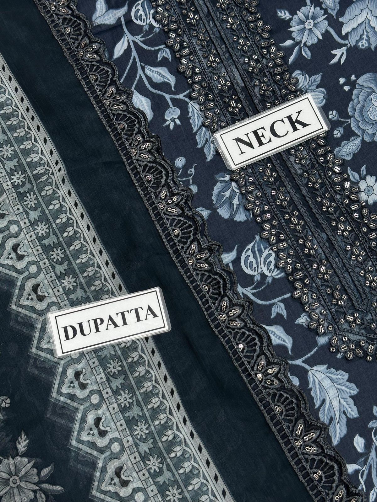 Wearza Wz-93 Premium Chikankari Lawn With Chiffon Emb Duppata 26