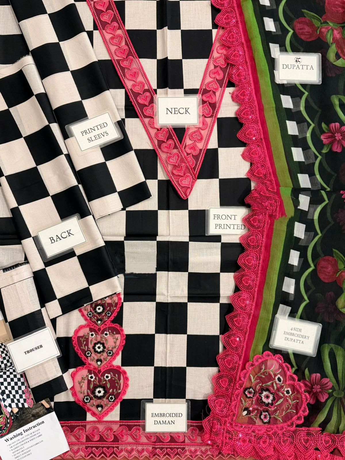 Maria B M Print Mpt-2906 B Premium Pure Lawn With Chiffon Emb Duppata 26