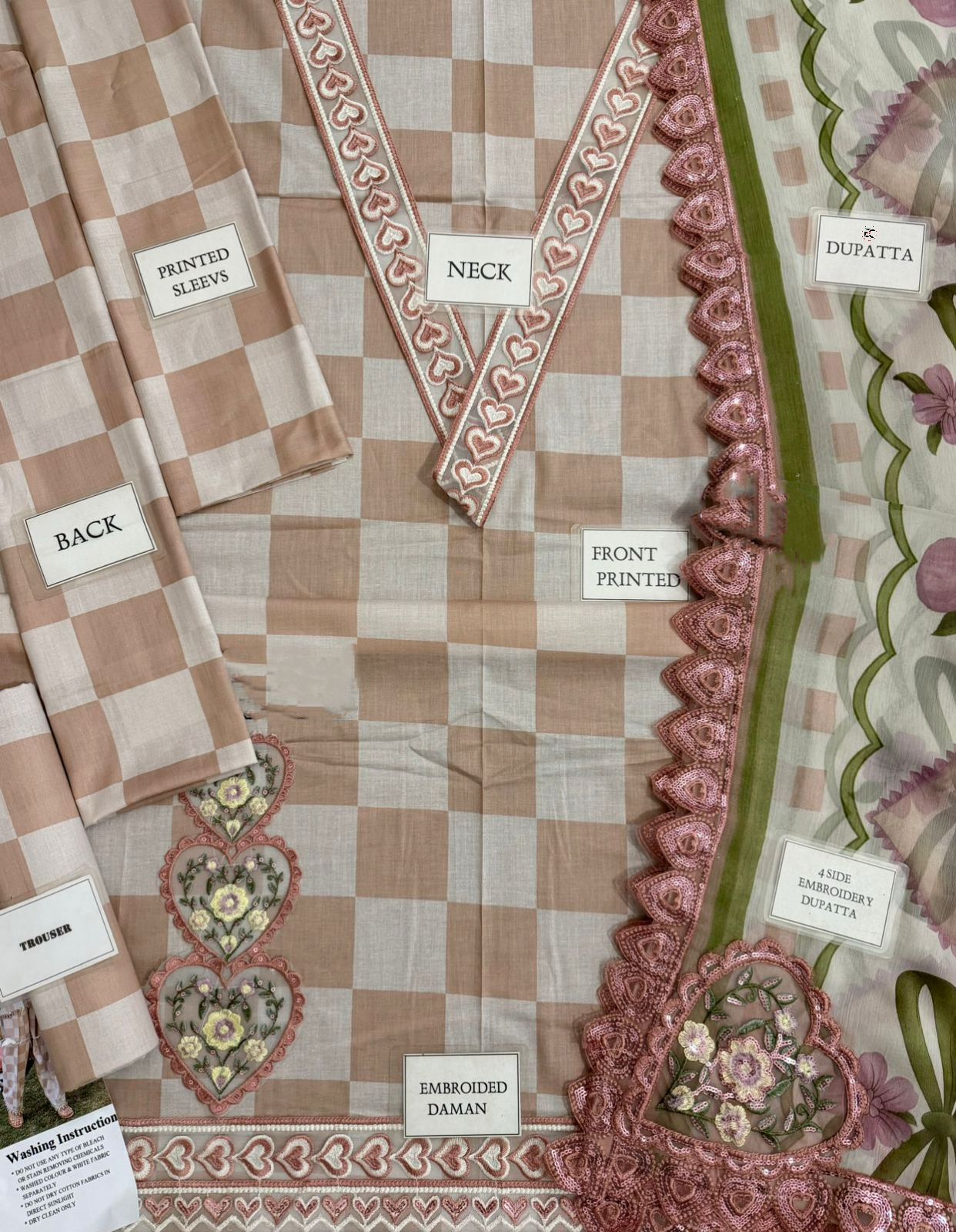 Maria B M Print Mpt-2906 A Premium Pure Lawn With Chiffon Emb Duppata 26