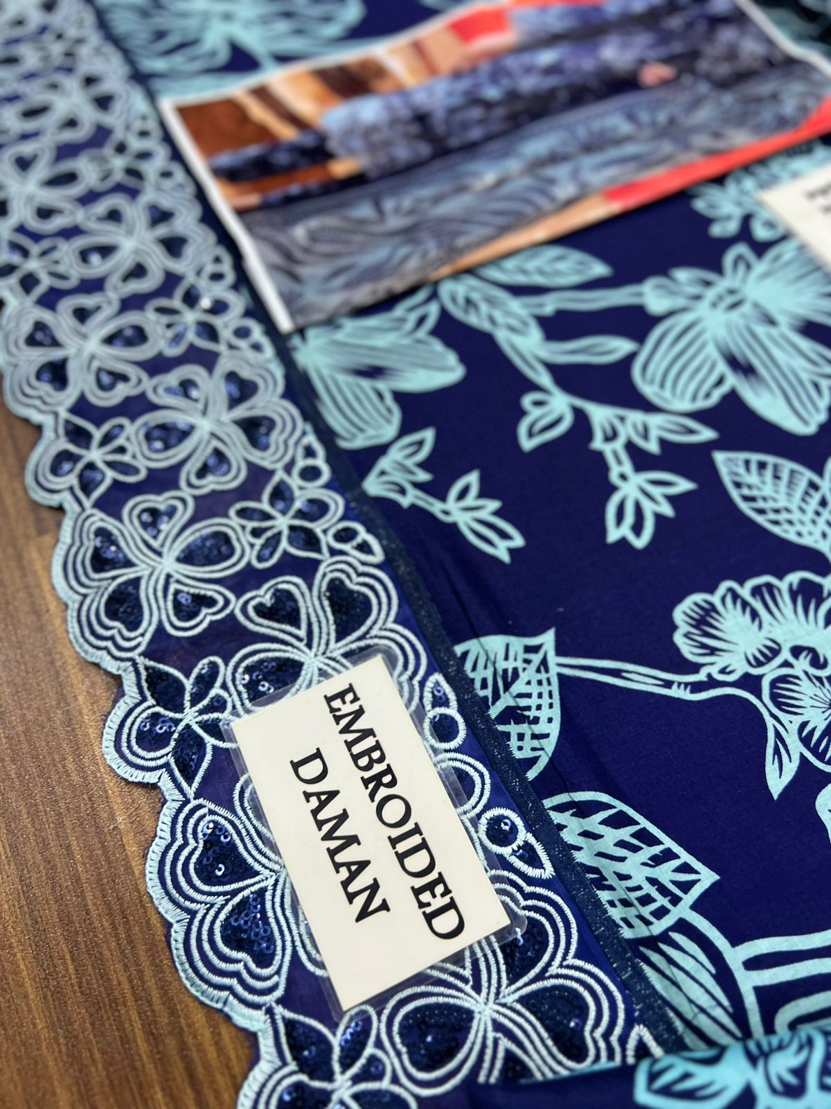 Nureh Np-465A Premium Pure Lawn With Chiffon Emb Duppata 26