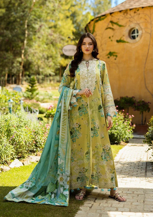 Elaf Wz-84 Premium Pure Lawn Formal & Party Wear Dress 2026