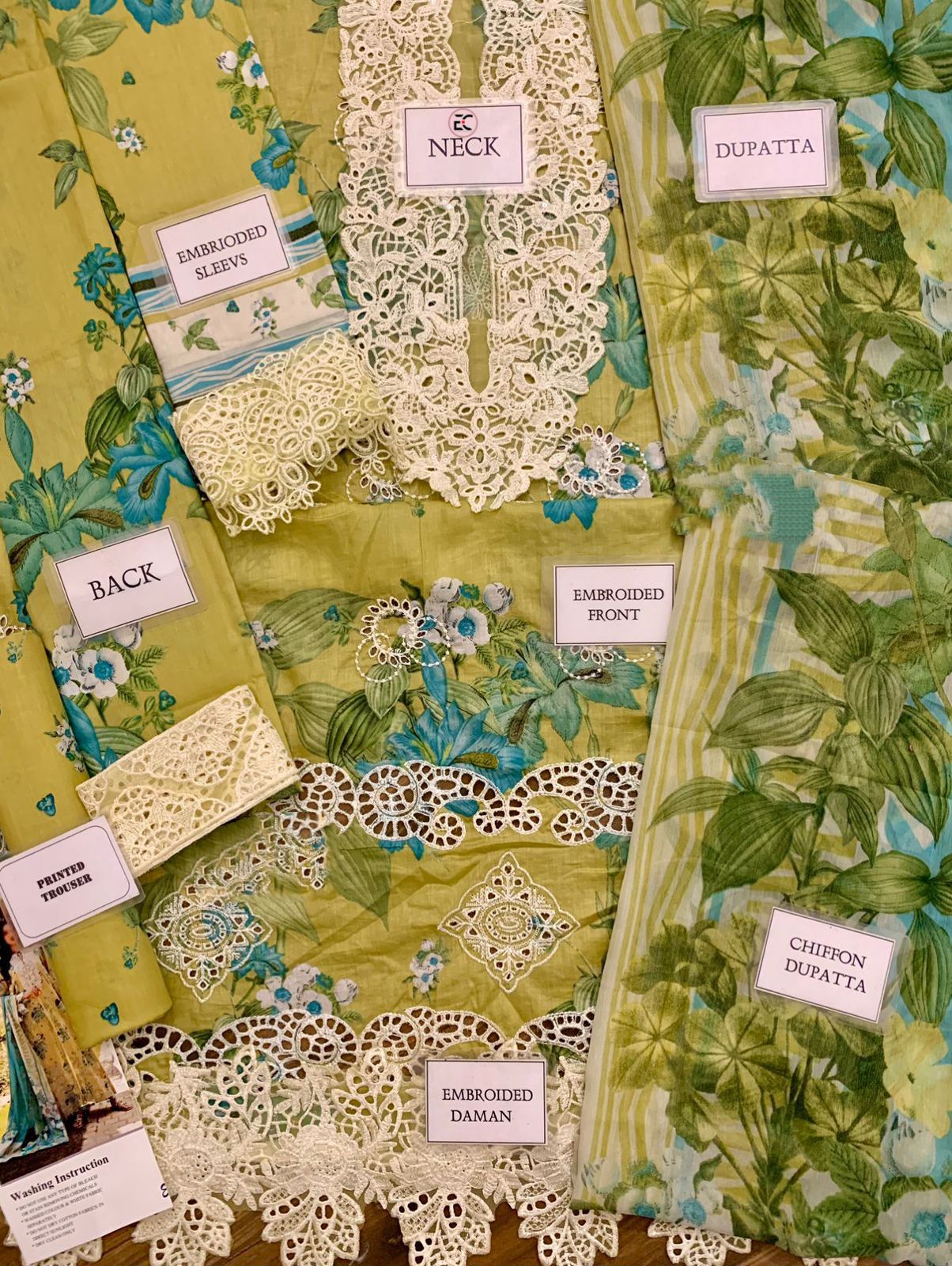 Elaf Wz-84 Premium Pure Lawn Formal & Party Wear Dress 2026