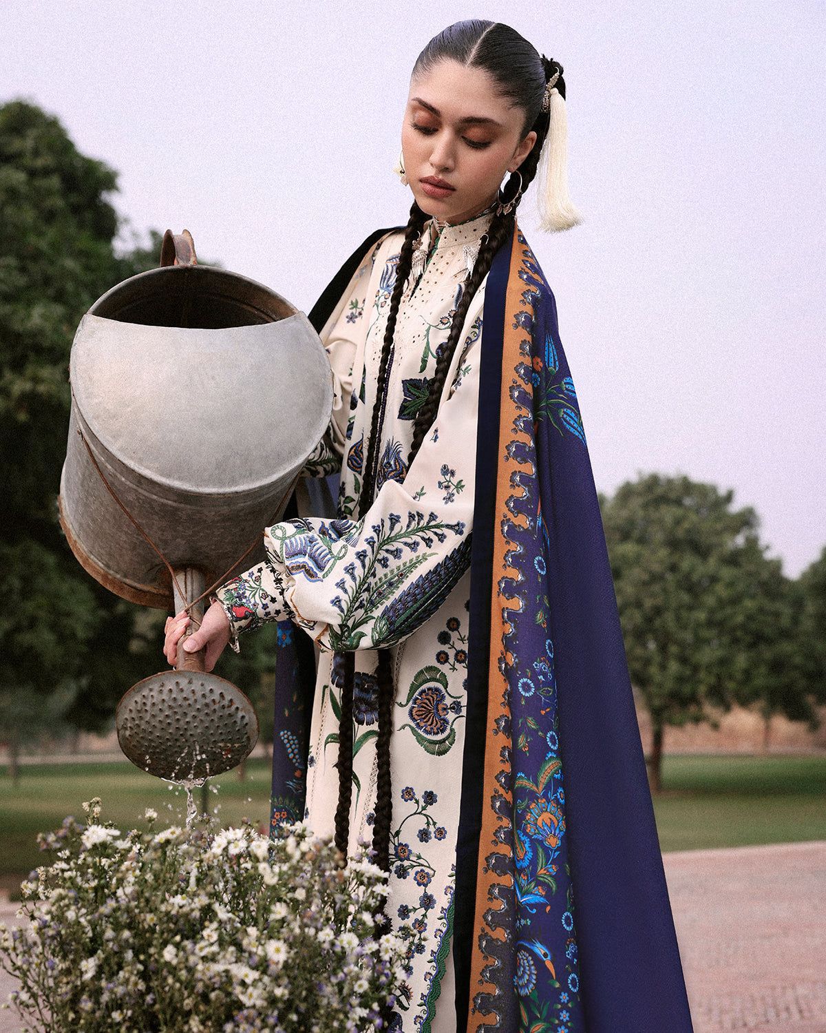 Jugno Wz-85 Premium Pure Lawn Chikankari Formal & Party Wear Dress 2026