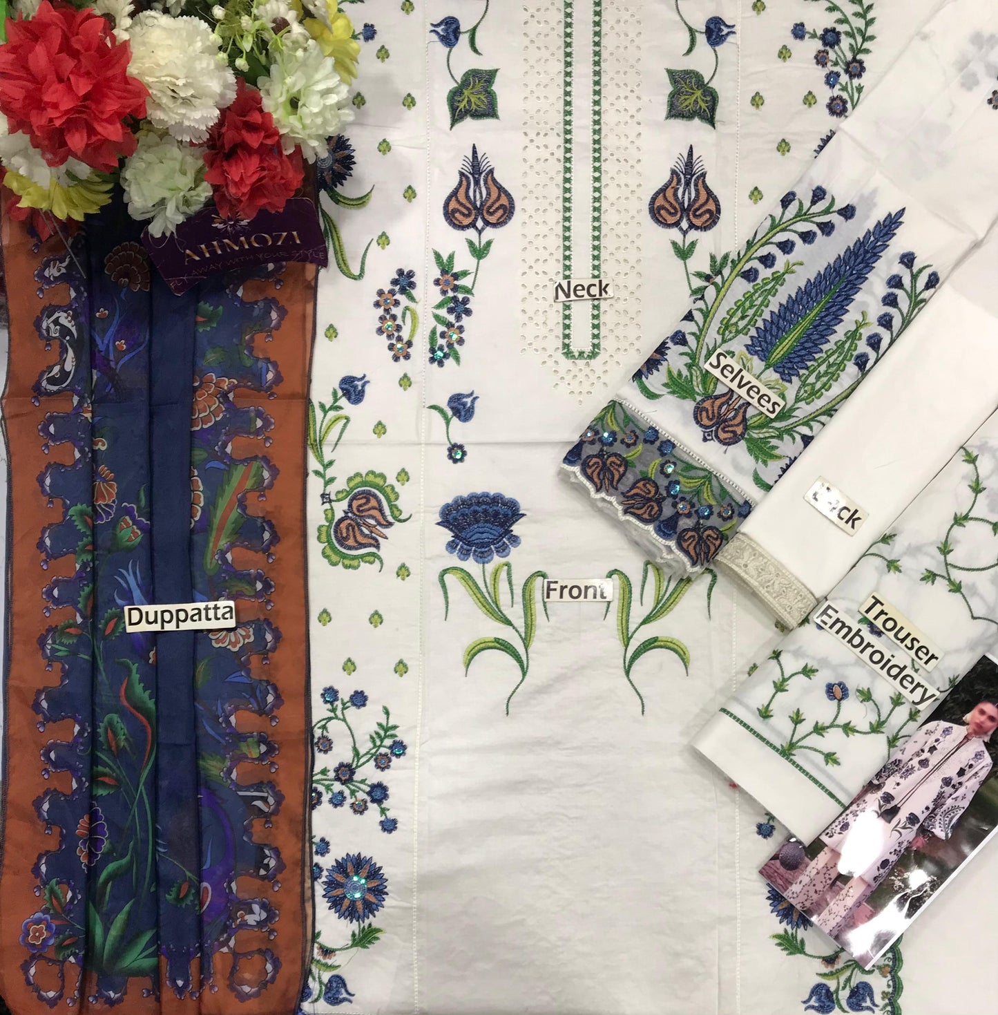 Jugno Wz-85 Premium Pure Lawn Chikankari Formal & Party Wear Dress 2026