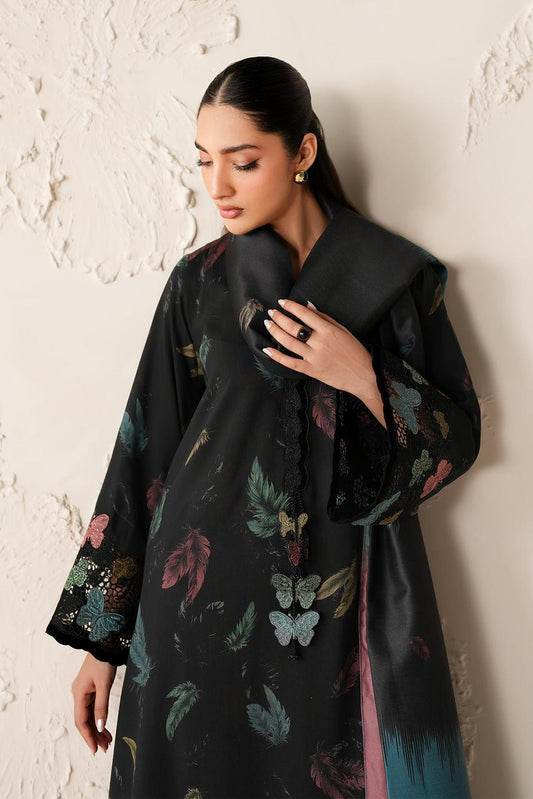 Baroque Wz-83 Black Beauty Premium Pure Lawn With Chiffon Emb Duppata 2026