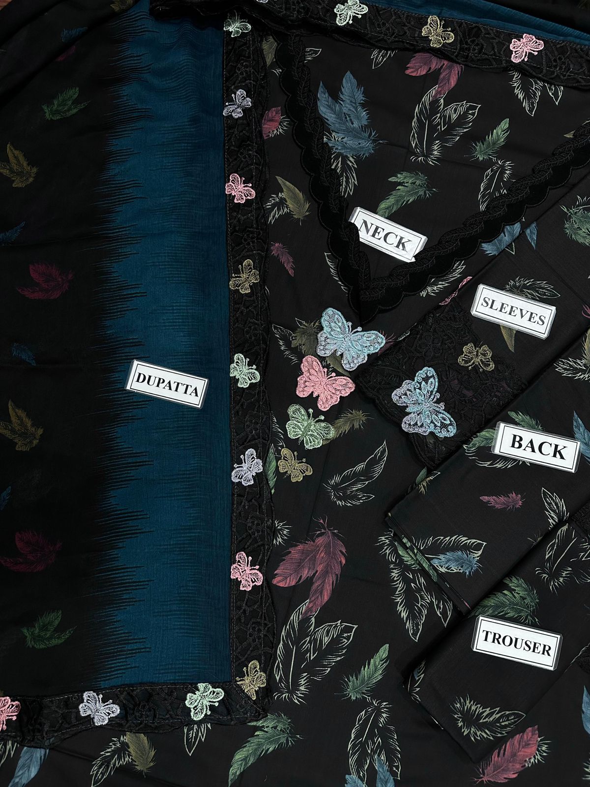 Baroque Wz-83 Black Beauty Premium Pure Lawn With Chiffon Emb Duppata 2026