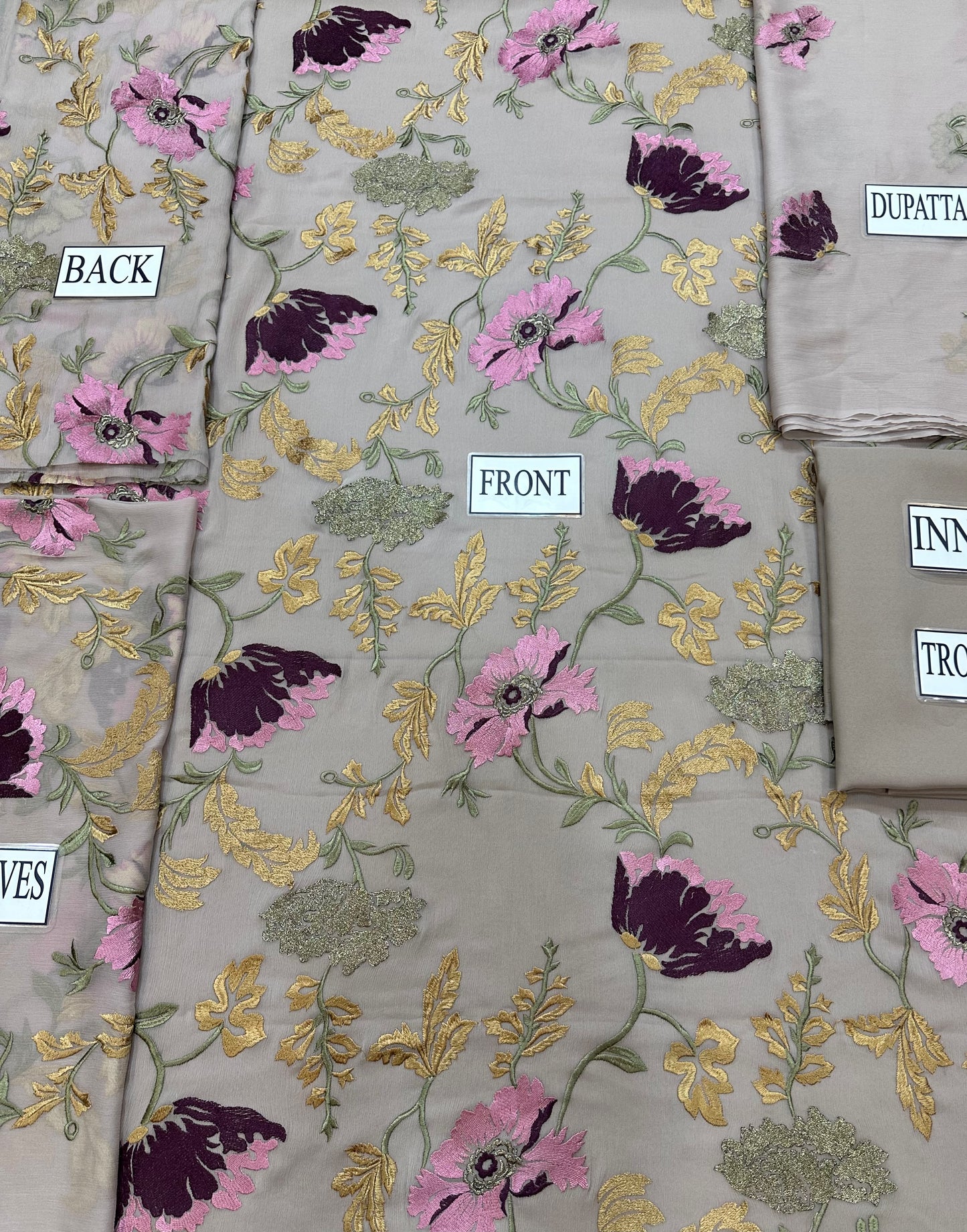 Midnight Bloom Wz-2557 Premium Bumber Chiffon With Exquisite Chiffon Duppata 2026