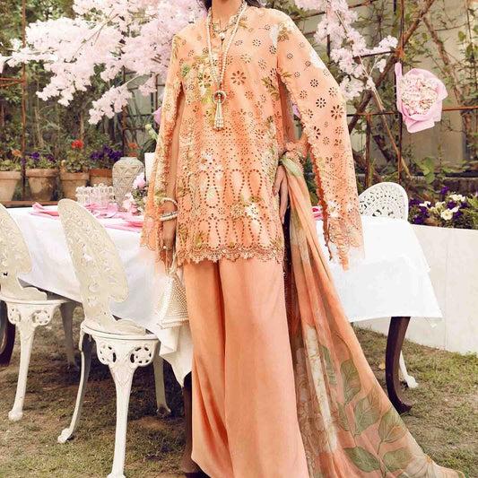 Azadi Sale Embroidered Premium Lawn With Chiffon Duppata & Patches 2026 9