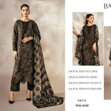 Azadi Sale Embroidered Premium Lawn With Chiffon Duppata & Patches 2026 Sale(2)