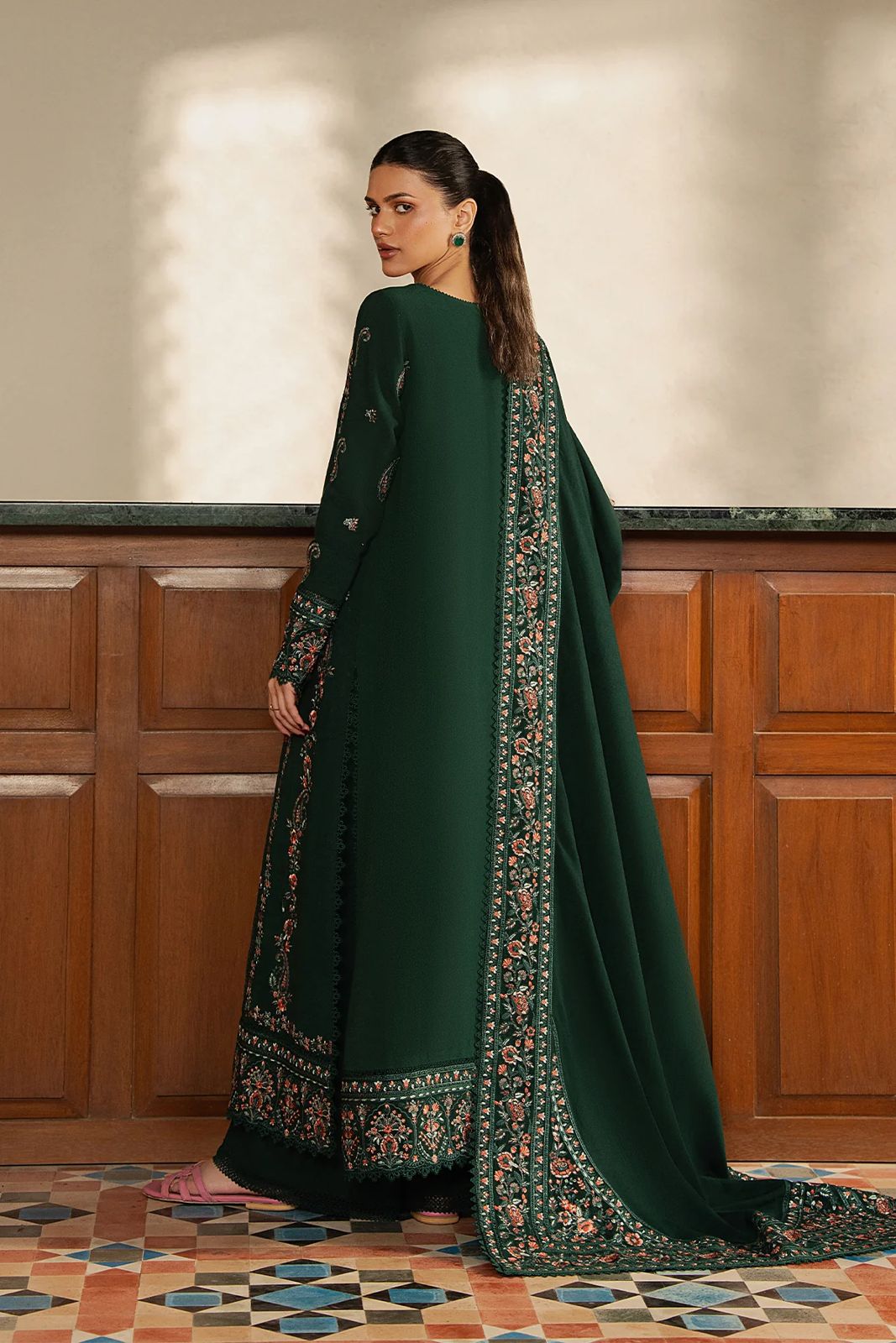 Afrozeh Wz-3 Egyptain Lawn  Dress With Semi Pure Chiffon Duppata 2026