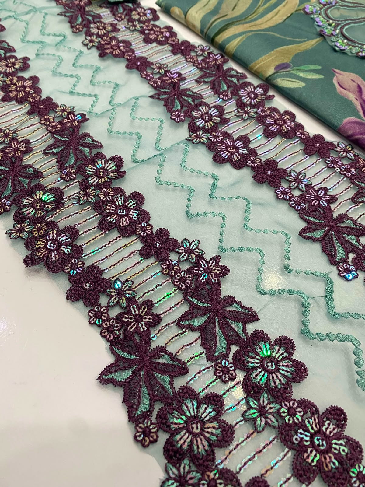 Nureh Luxury Premium Lawn Embroidery With Tie n Die Duppata 26