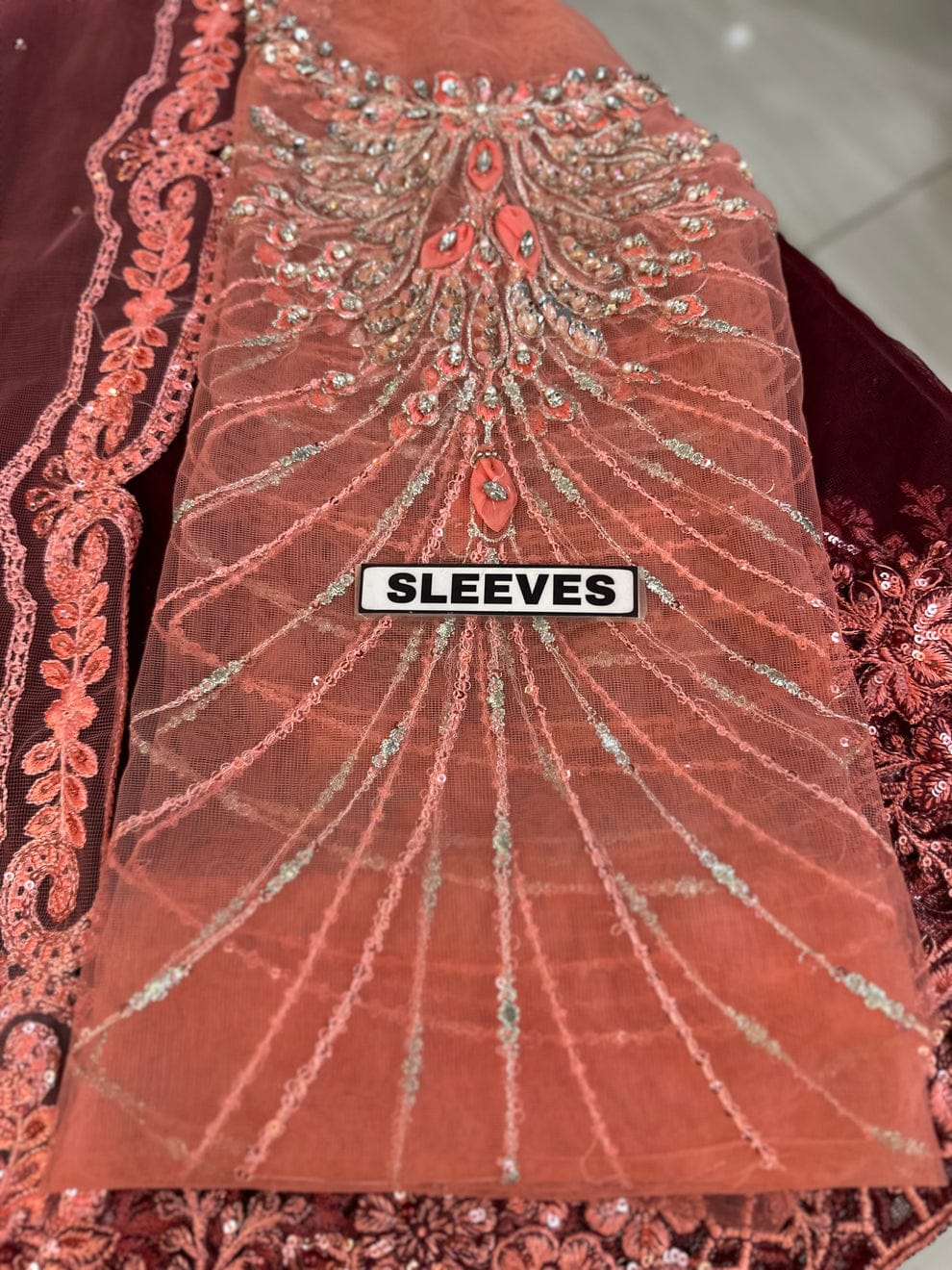 Maria b Tie n Die Saree Wear By Anmol Baloch Soft Net 26