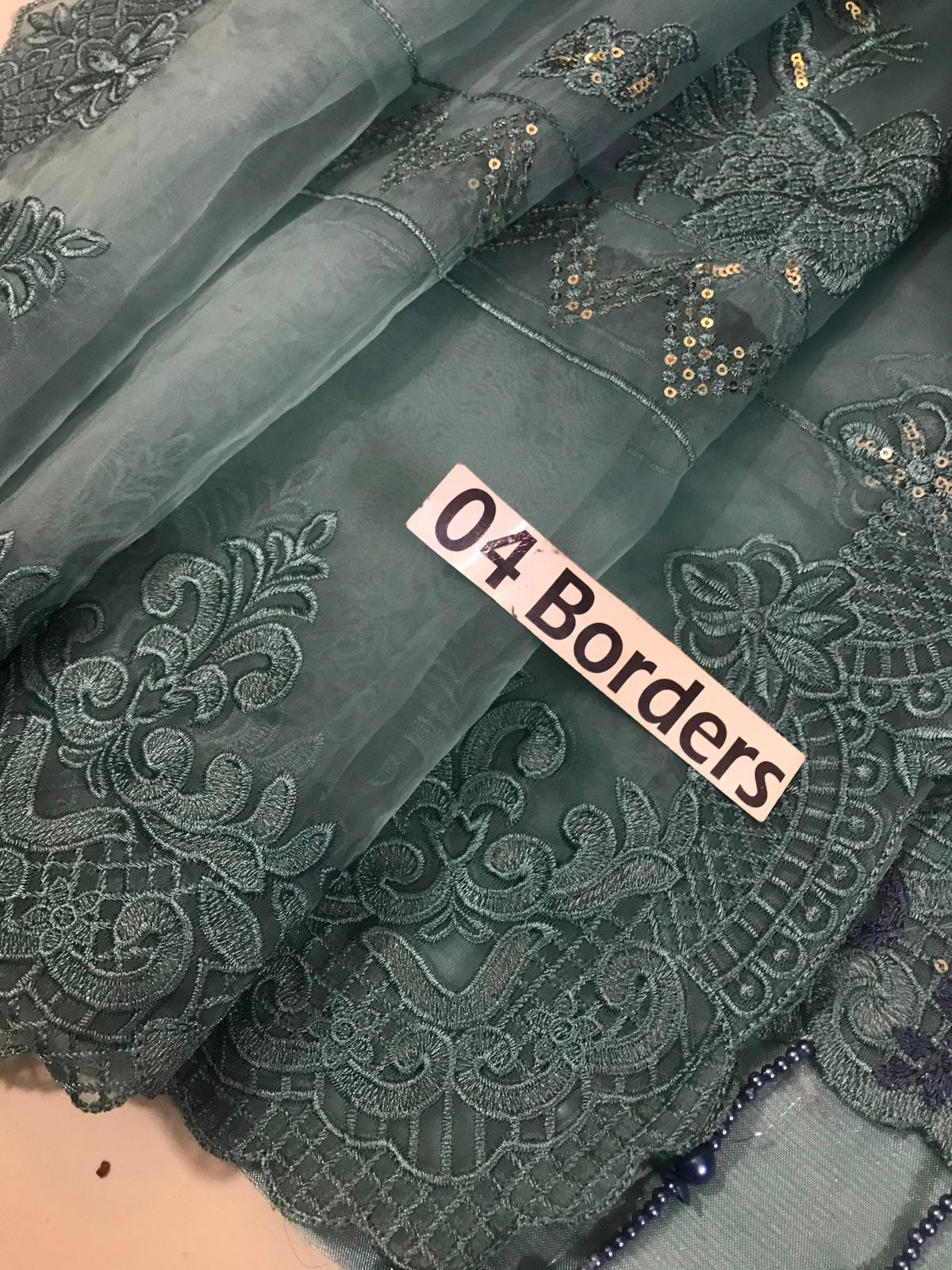 Maria b Wz-34 Most Demanind Design Chiffon Chikankari 26