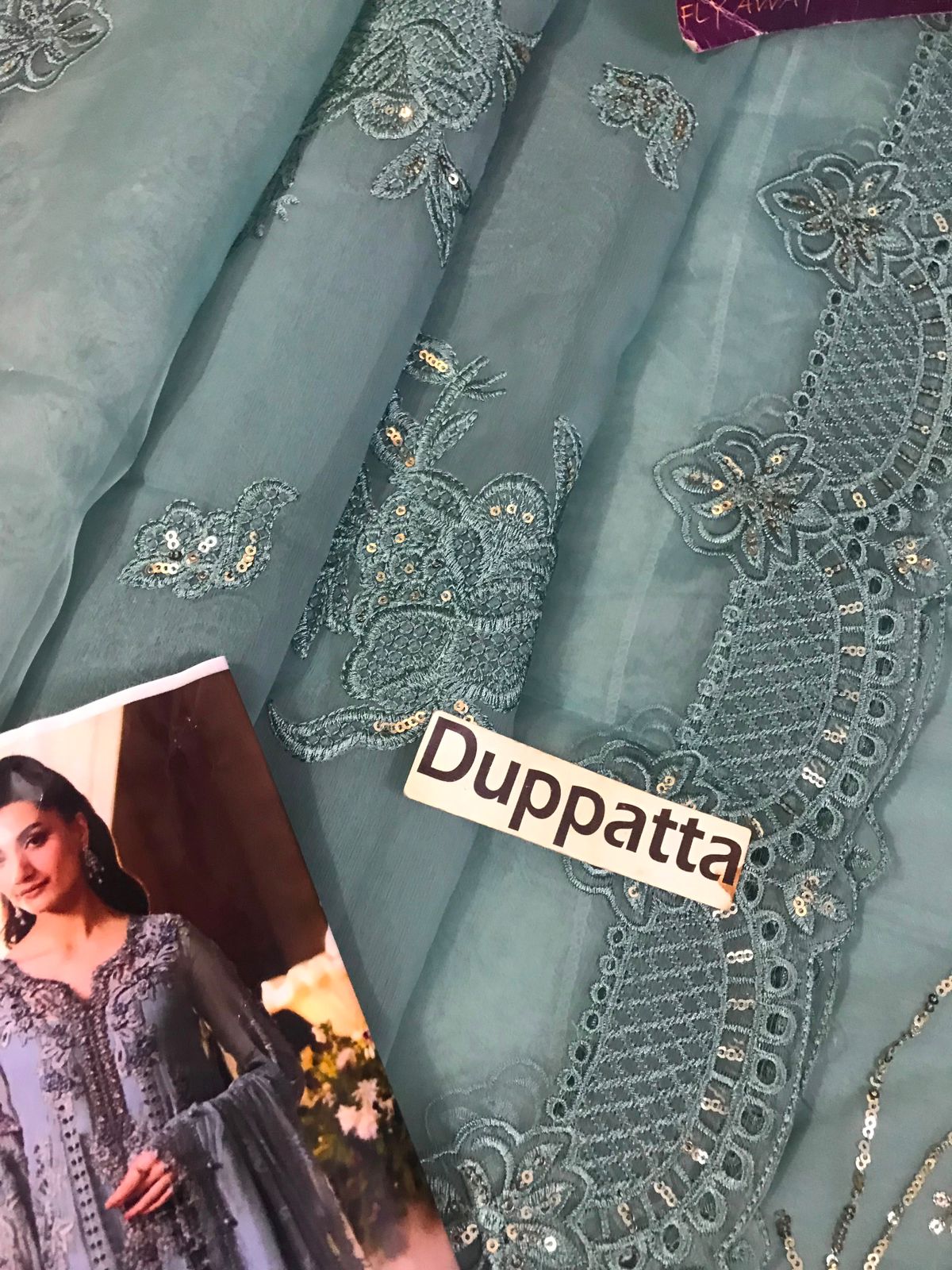 Maria b Wz-34 Most Demanind Design Chiffon Chikankari 26