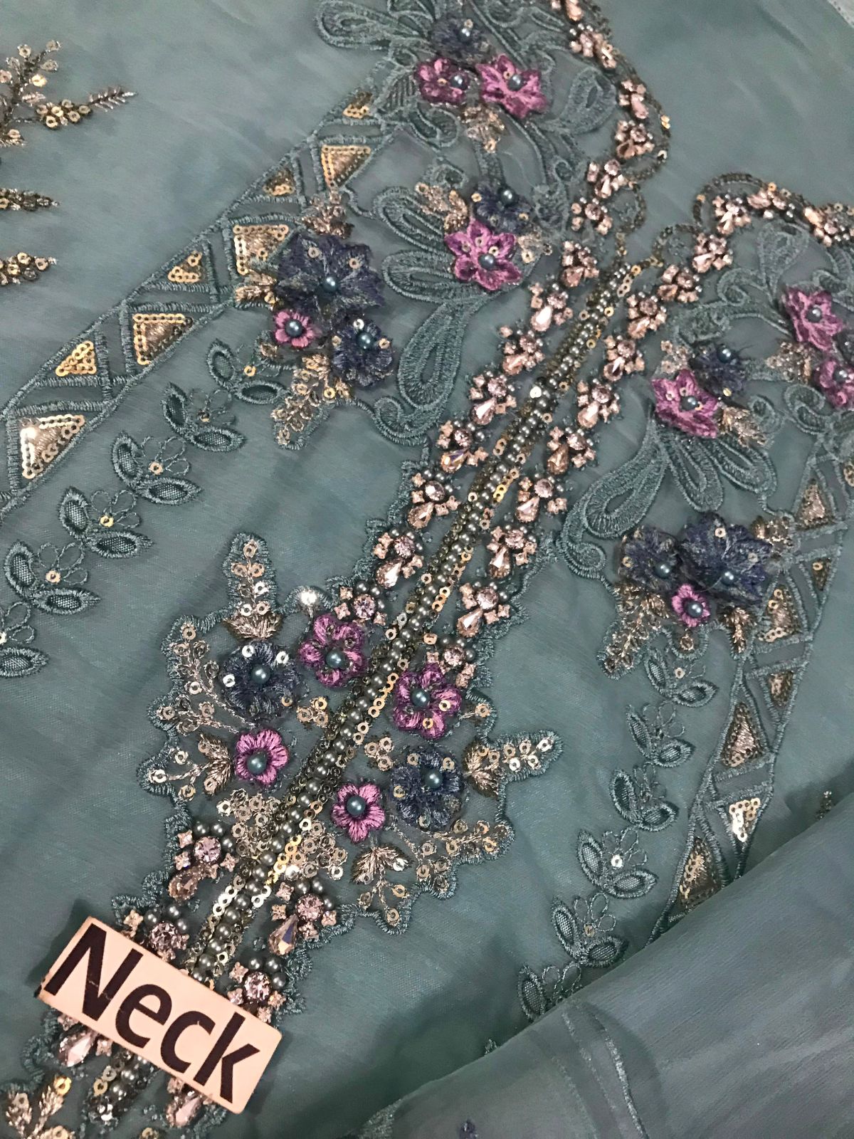 Maria b Wz-34 Most Demanind Design Chiffon Chikankari 26