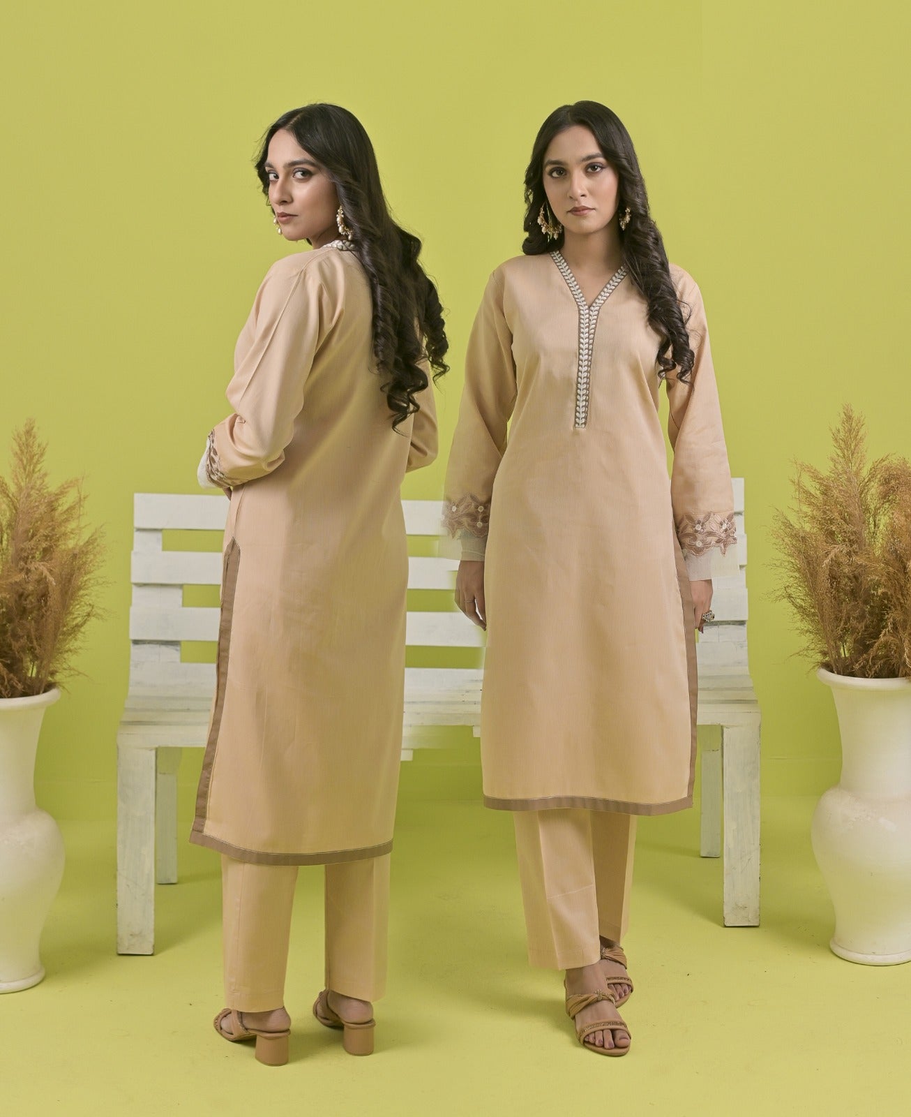 Wearza 2Pcs Co-Ord Set Premium Khaddar Cotton Wz-002