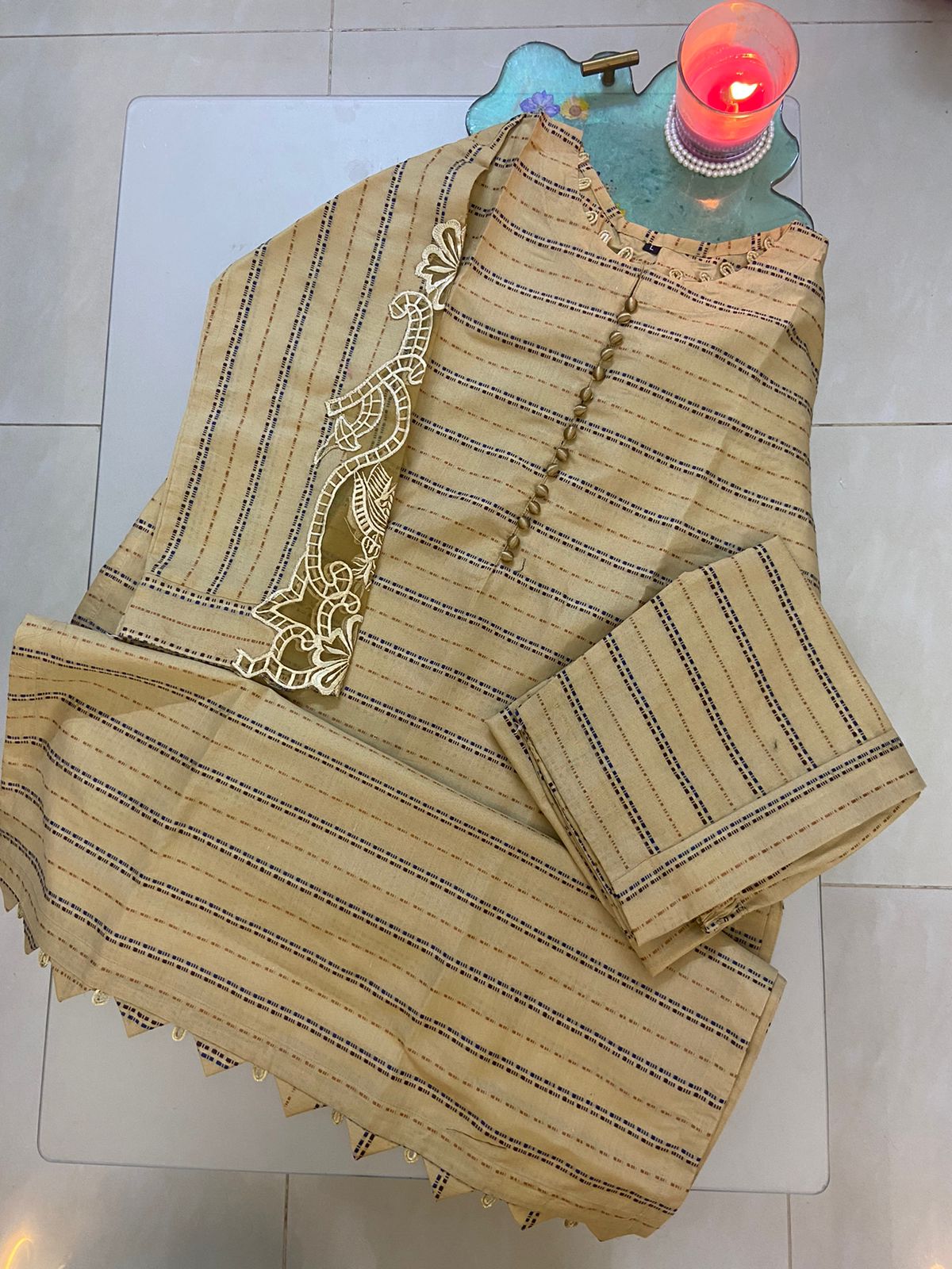 Wearza 2-Piece Co-Ord Set - Premium Khaddar Cotton  Wz-001