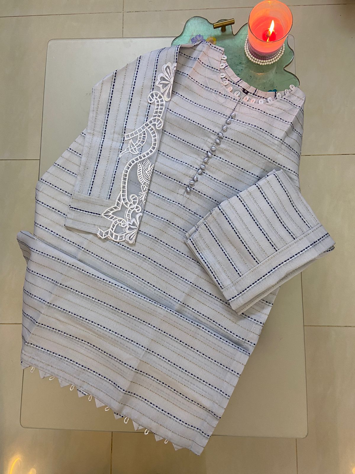 Wearza 2-Piece Co-Ord Set - Premium Khaddar Cotton  Wz-001