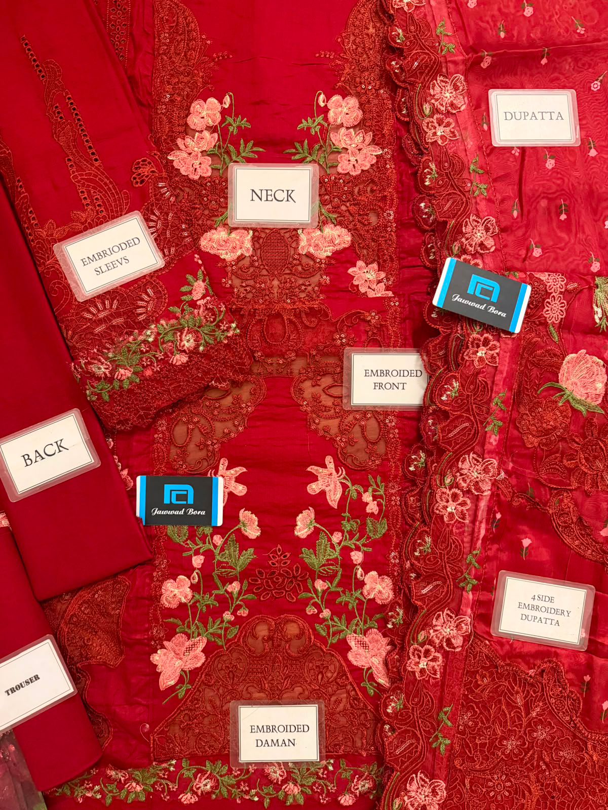 Elaf ELQ-4A Luxery premium Lawn With Silk Emb Duppatta 26