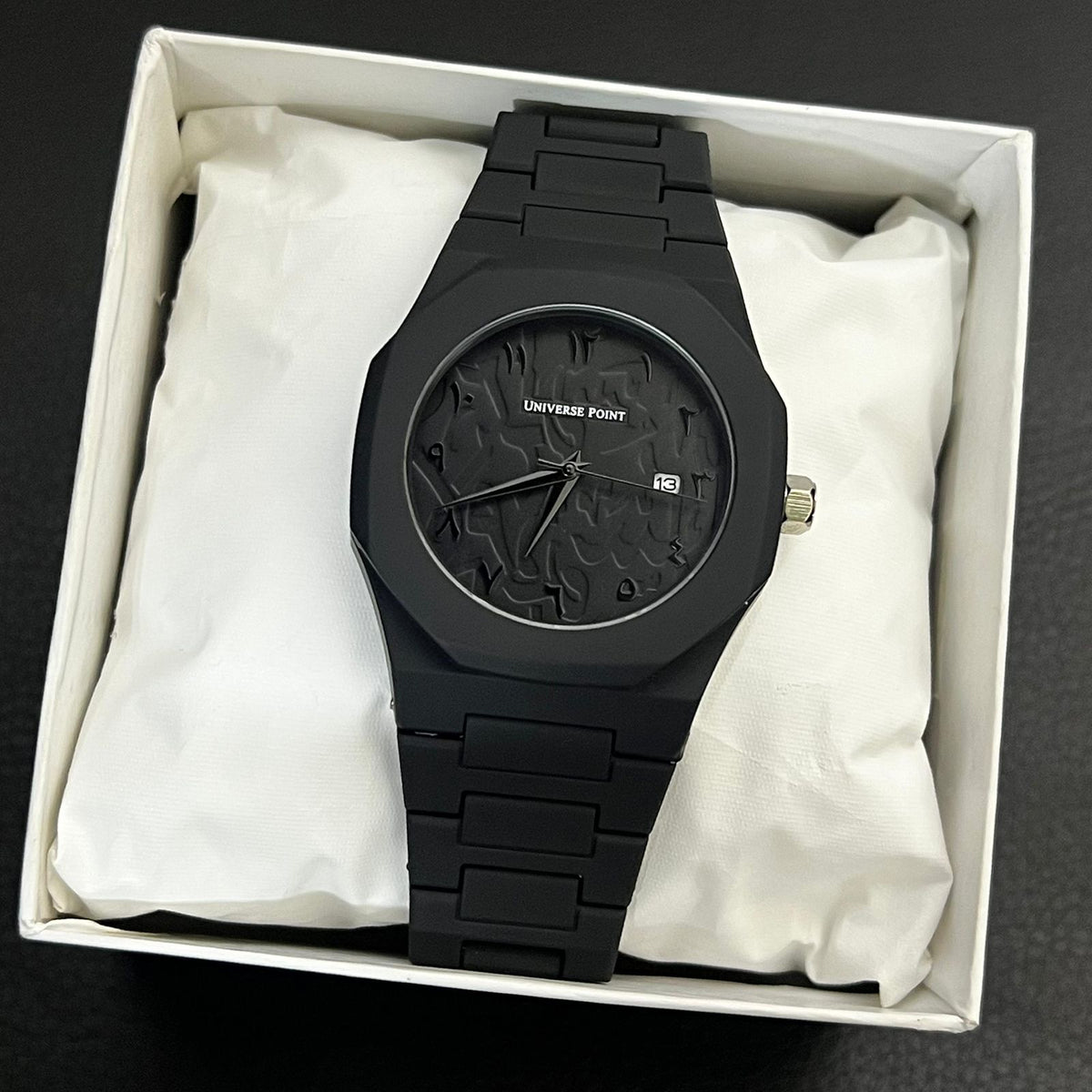 Universal Point Watch Universal Point Arabic Full Black Watch World's No 1 Most Trending 2025 ...