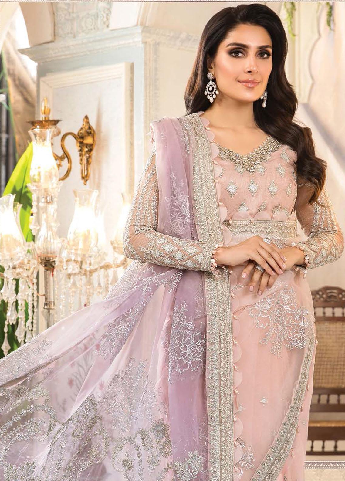 MARIA B MOST DEMANDED SAREE 2 SHADES 2023 (100% SOFT NET ) - Wearza