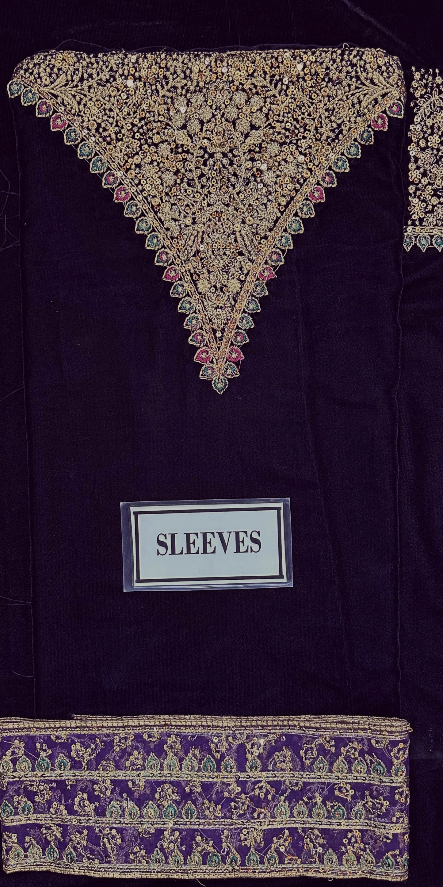 Jazmin Chandni Wz-06 Navy Beautiful Velvet Dress With Velvet Trouser 2025