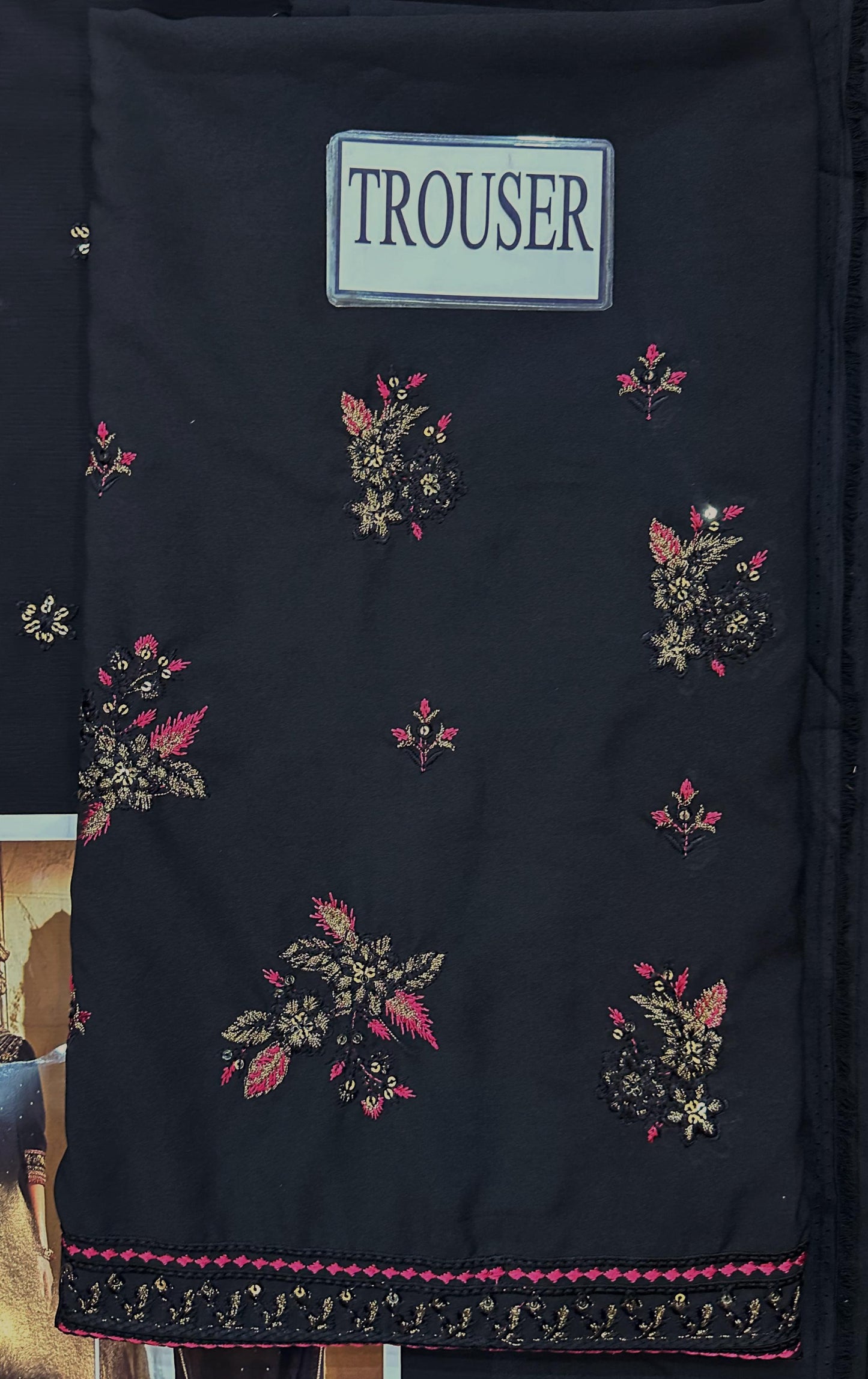 Azure Wz-2525 Semi Pure Chiffon With Organza Emb Border Duppata 2026
