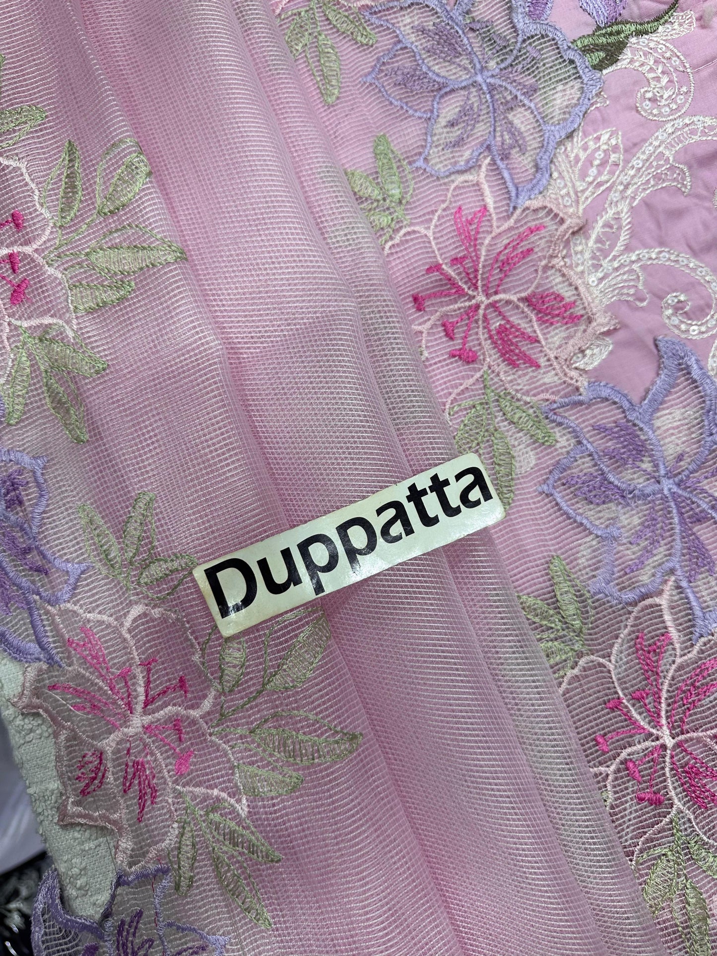 Parishay Most Demanding Design Wz-2 Premium Pure Lawn With Khaadi Net Emb Duppata 26