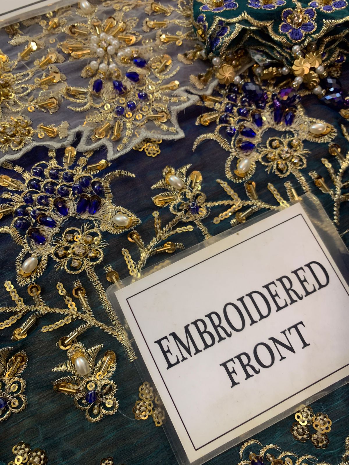 Emaan Adeel Most Beautiful Digital Printed Chiffon Crystal & Adda Work 2025